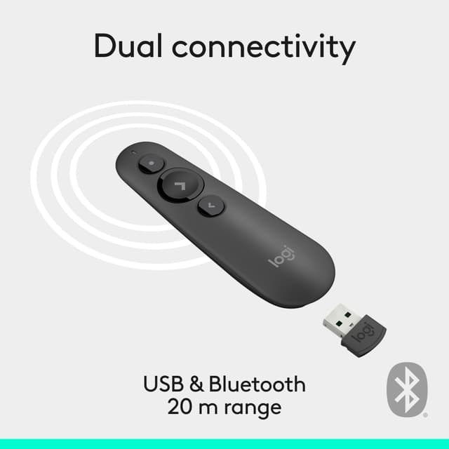 Logitech R500s fjernbetjent laserpræsentator