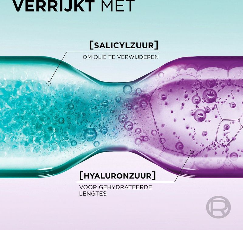 L'Oréal - Elvive Hyaluron Pure - Shampoo - 250 ml - Voor Vette Hoofdhuid