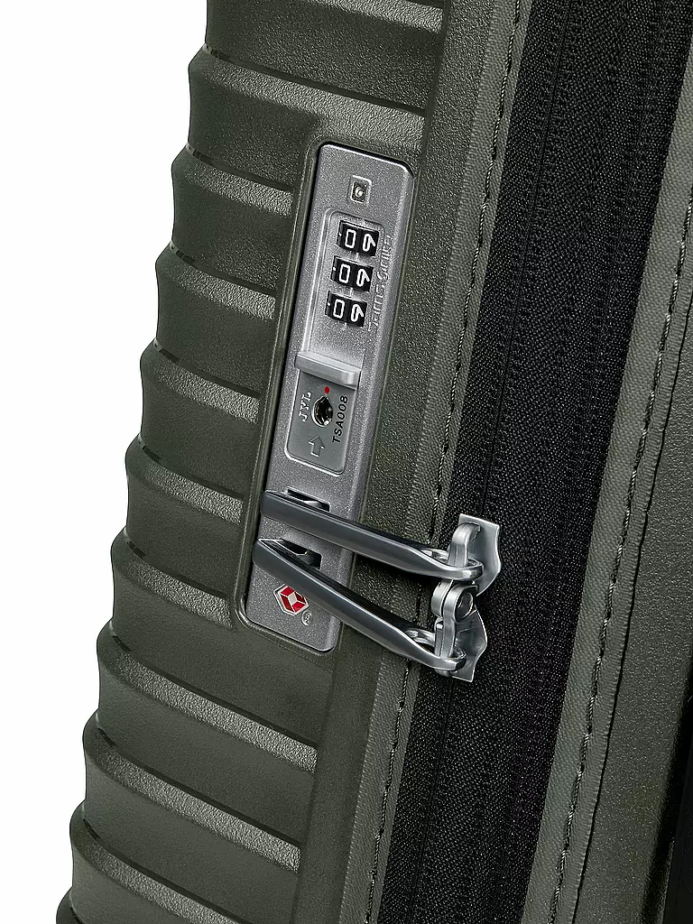 SAMSONITE Trolley Upscape Spinner 68 Erweiterbar Climbing Ivy dunkelgrün