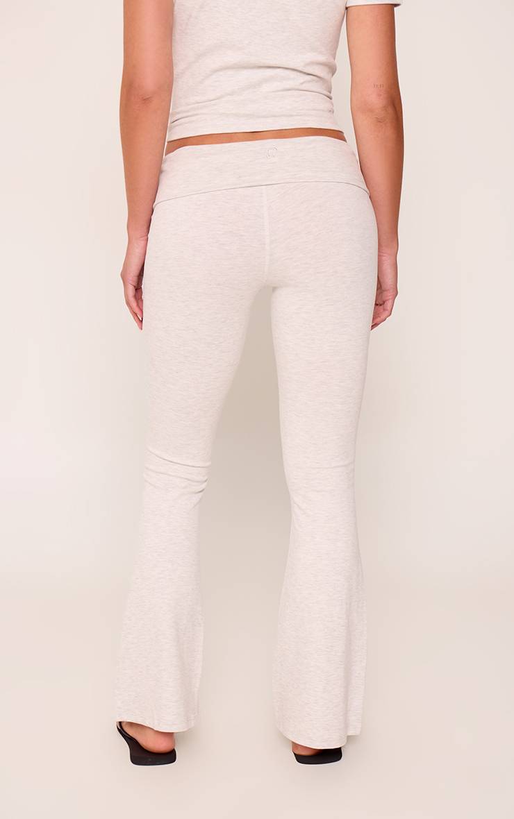 Gris Pantalon De Yoga En Coton Doux Mélange Prune Profond