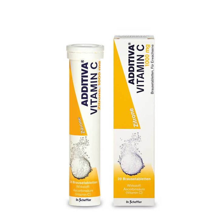 Additiva Vitamin C 1 g Brausetabletten, 20 St