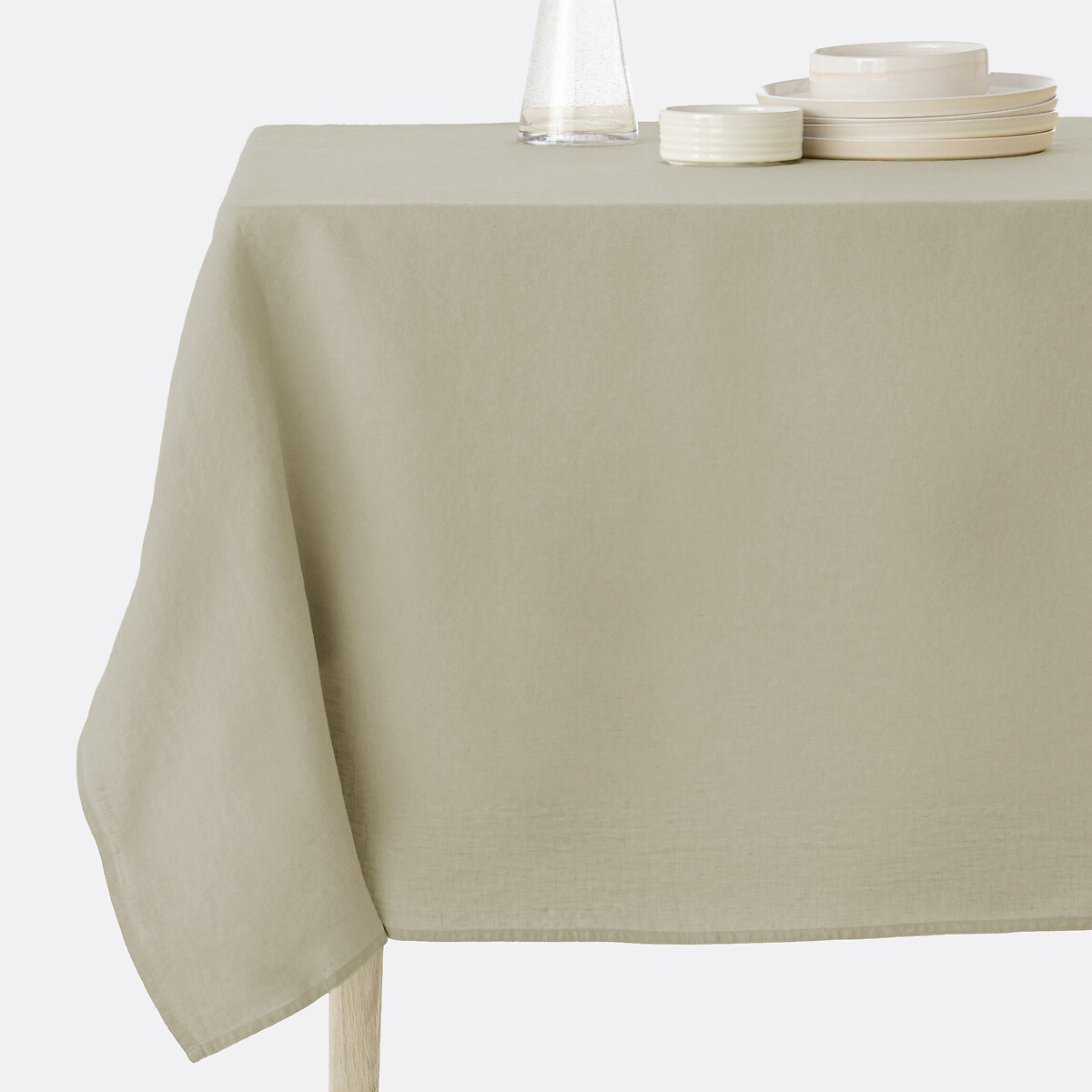 LA REDOUTE INTERIEURS<br>Toalha de mesa em linho lavado, Victorine