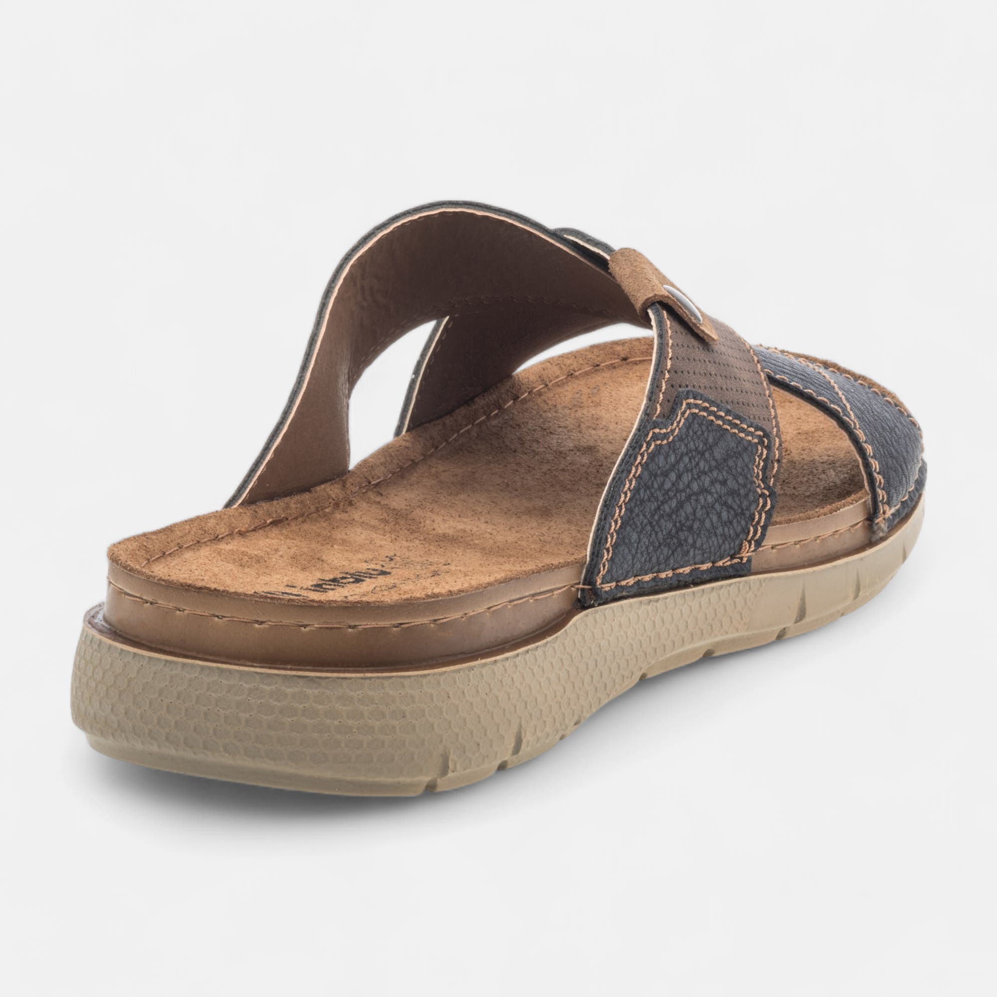 Mules Homme bleu marine