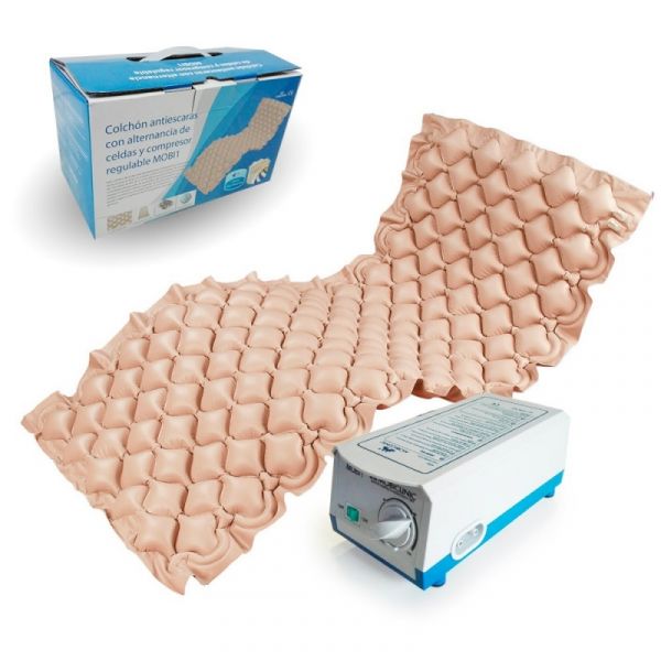 Colchão Anti-escaras com Alternância de Células e Compressor Mobi 1 Bege