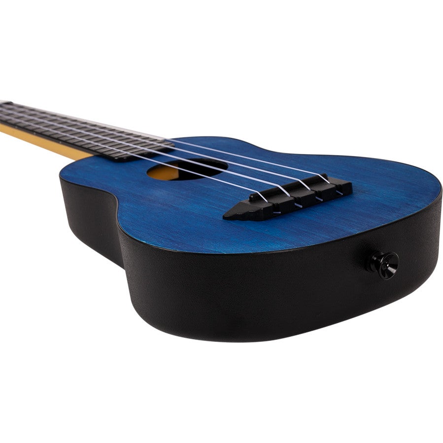 Flight Travel Series TUSL35 Dark Blue Concert Scale sopraan ukelele met gigbag