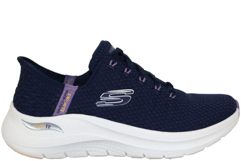 SKECHERS ARCH FIT 2.0 - GOOD ENERGY NAVY BLUE SNEAKER SLIP-INS
