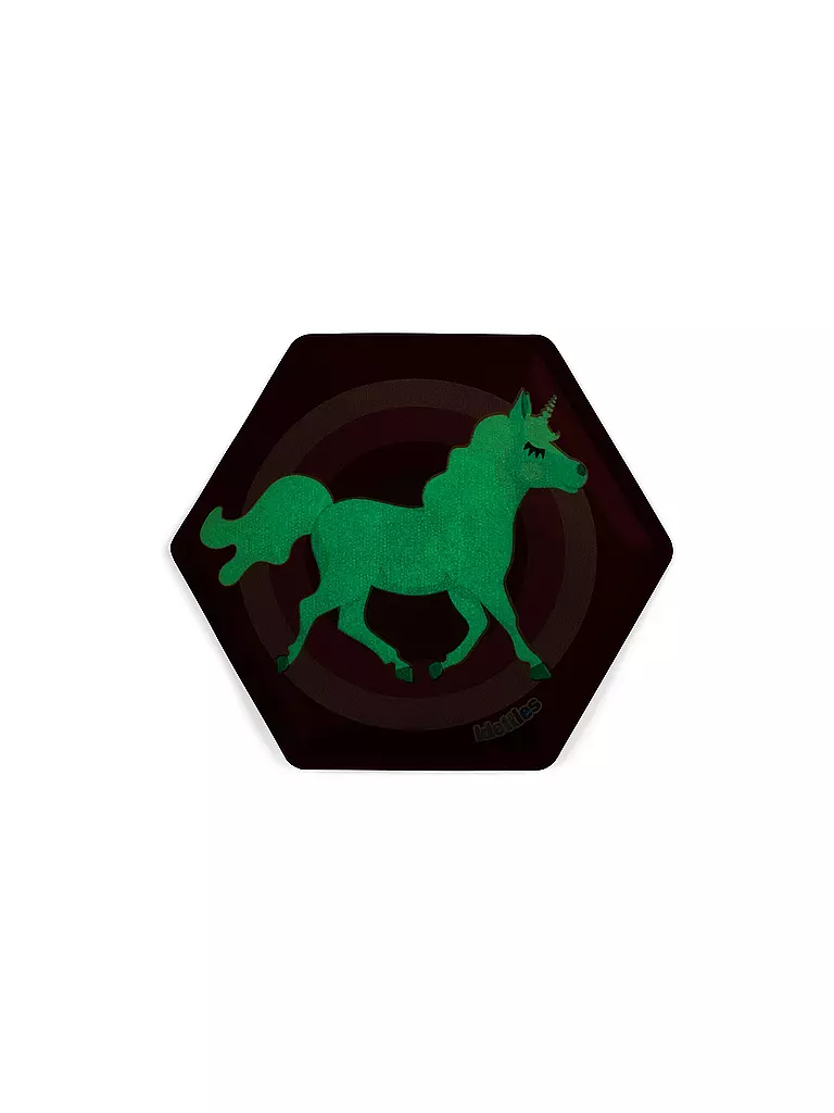 ERGOBAG Glow in the Dark Klettie - Einhorn  bunt
