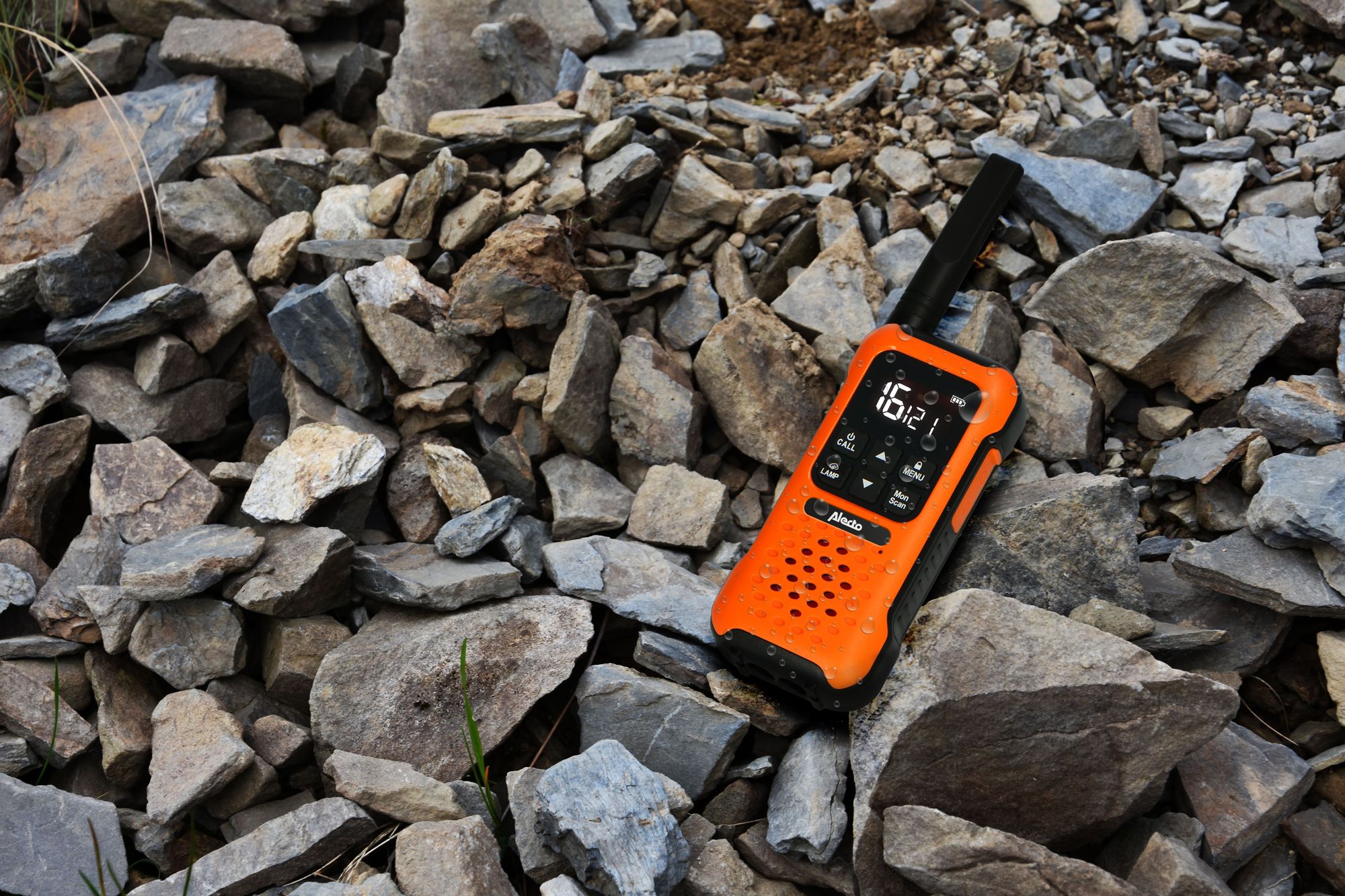 Alecto FR300OE set van 2 robuuste walkie talkies