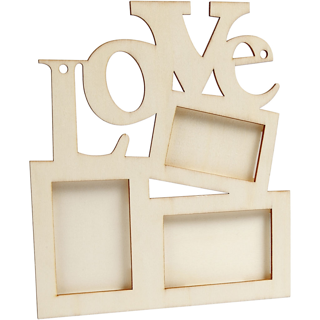 Fotolijst Love Hout