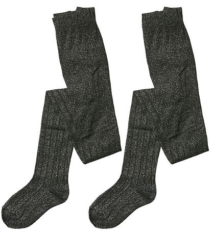 Vero Moda Girl trømpebukser - 2-pak - Rib - VmKira - Sort m. Gl