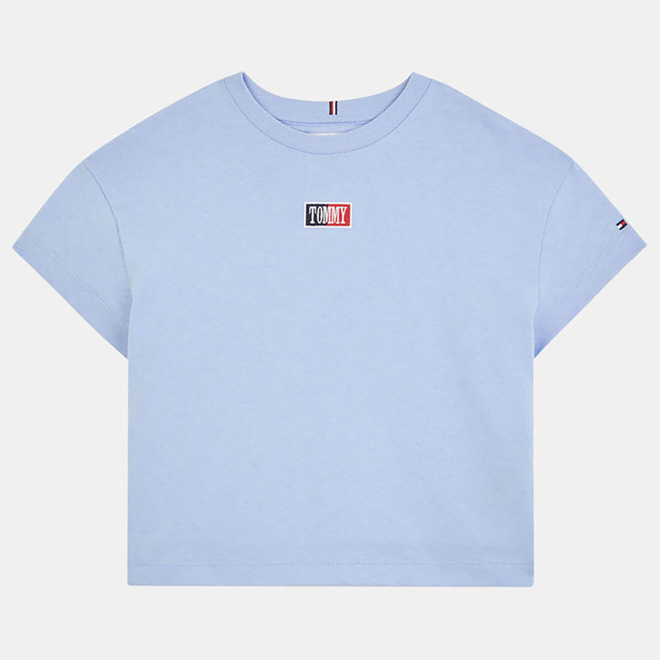 Tommy Hilfiger T-Shirt Tommy Devant bleu ciel