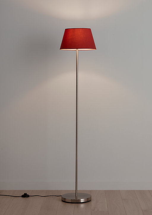 Abat-jour Lokombi Ø30cm GoodHome Rouge