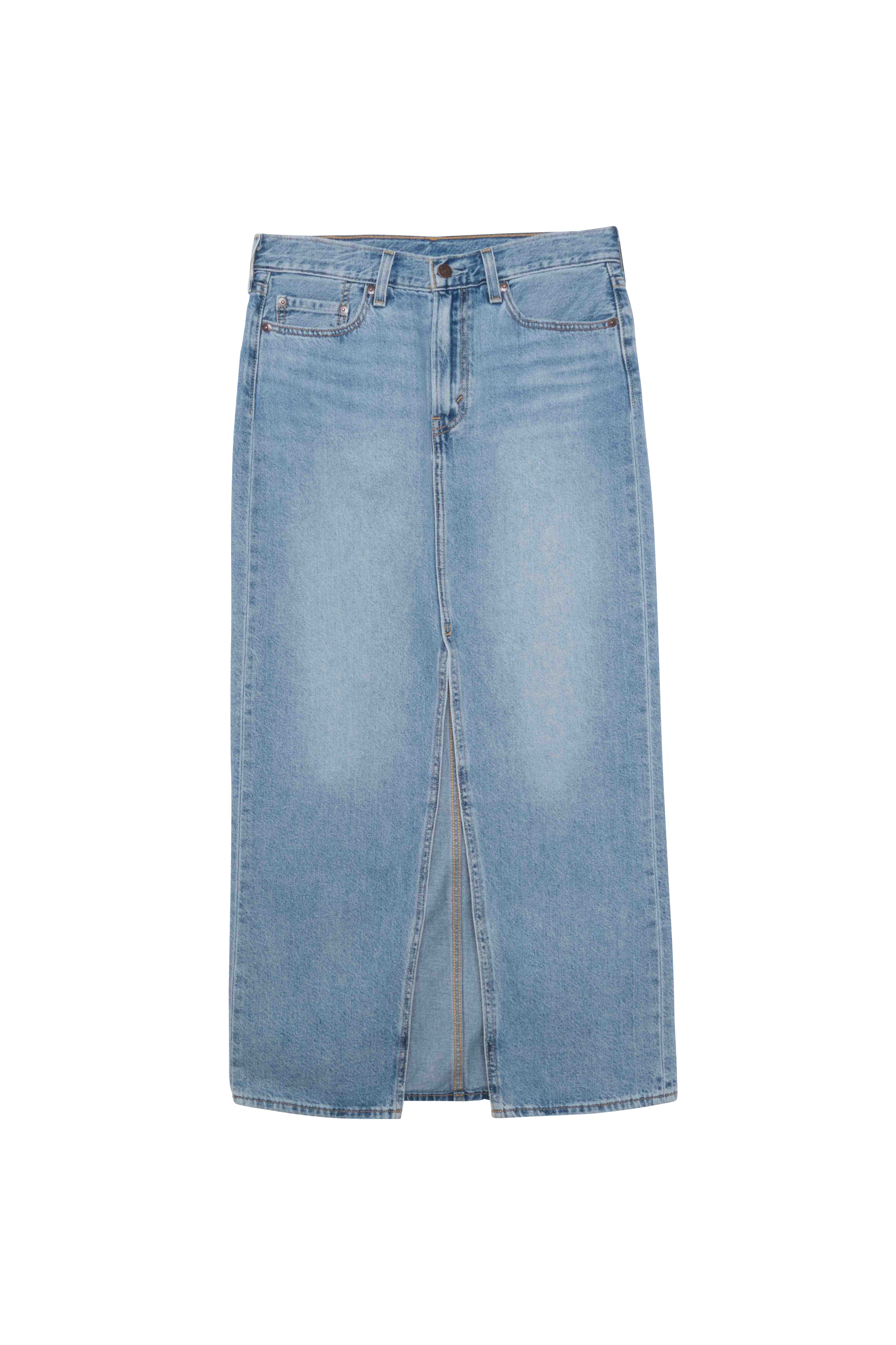 LEVI'S Jupe ANKLE COLUMN SKIRT Bleu