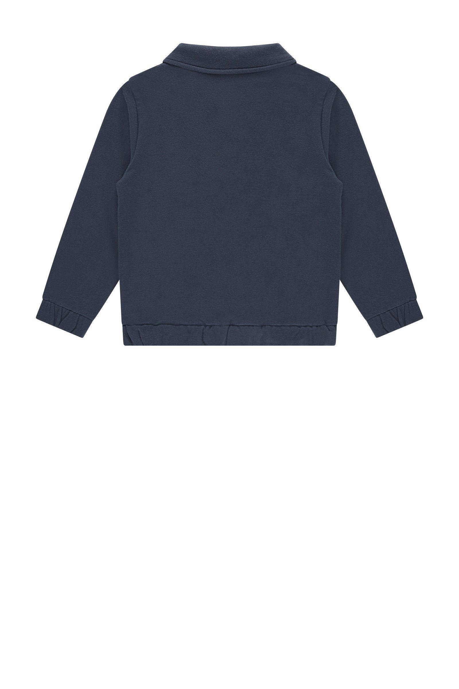 Stains&Stories sweatvest donkerblauw