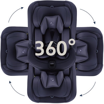 Beemoo Rotate i-Size Bilstol, Anthracite