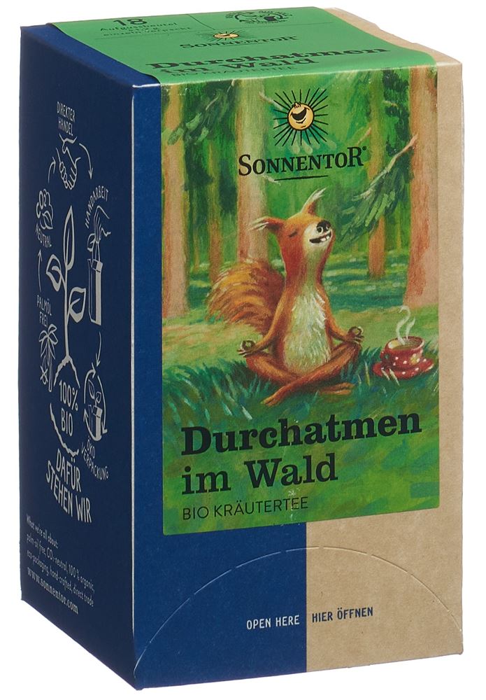 SONNENTOR Durchatmen im Wald Tee Tees BIO Btl 18 Stk