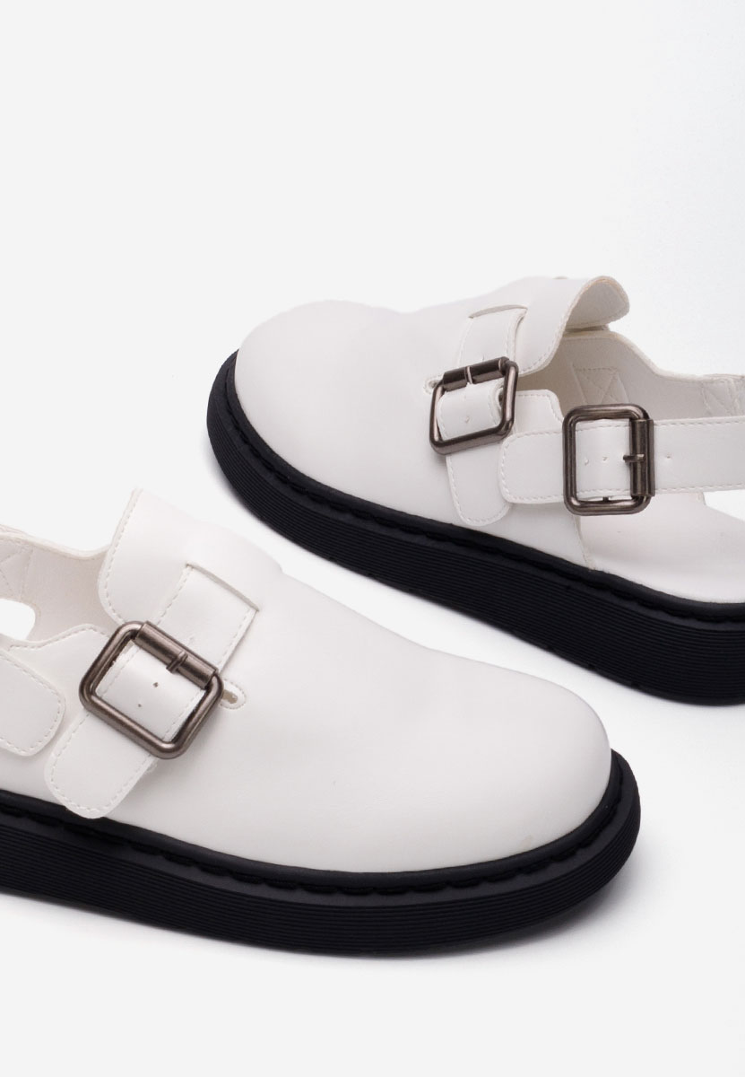 Sabots femme blancs Delissa