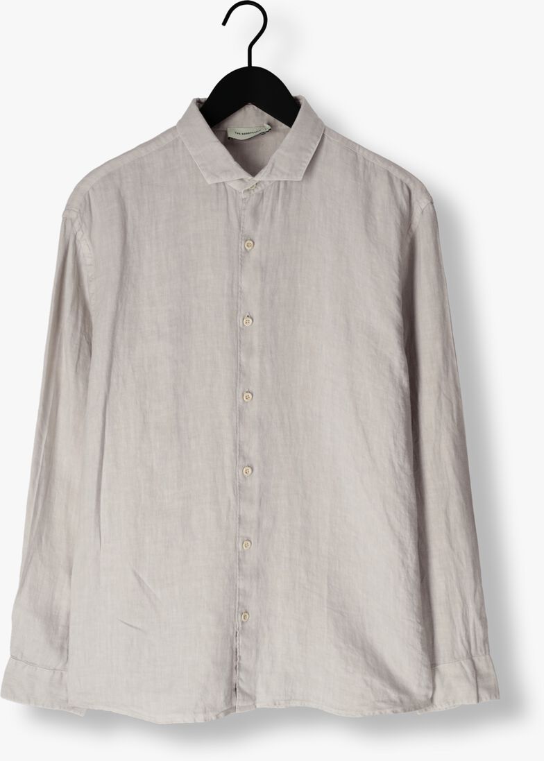 lichtgrijze the goodpeople casual overhemd soho