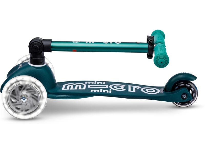 Micro Mobility Kickboard Mini Micro Deluxe Foldable ECO LED Scooter für Kinder