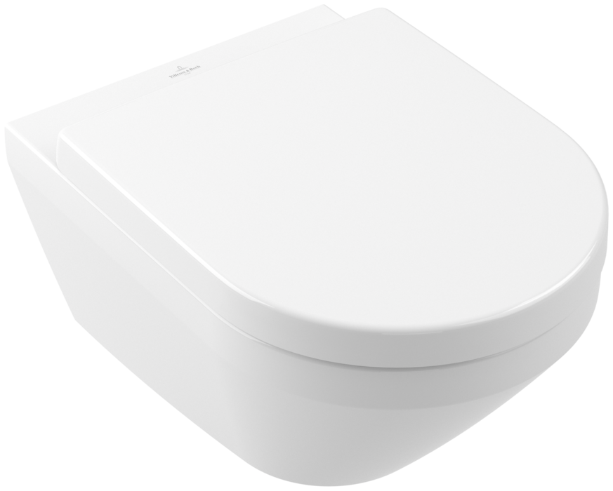 Geberit UP320 met Plieger frame toiletset met Villeroy & Boch Architectura randloos toilet met TwistFlush en softclose zitting