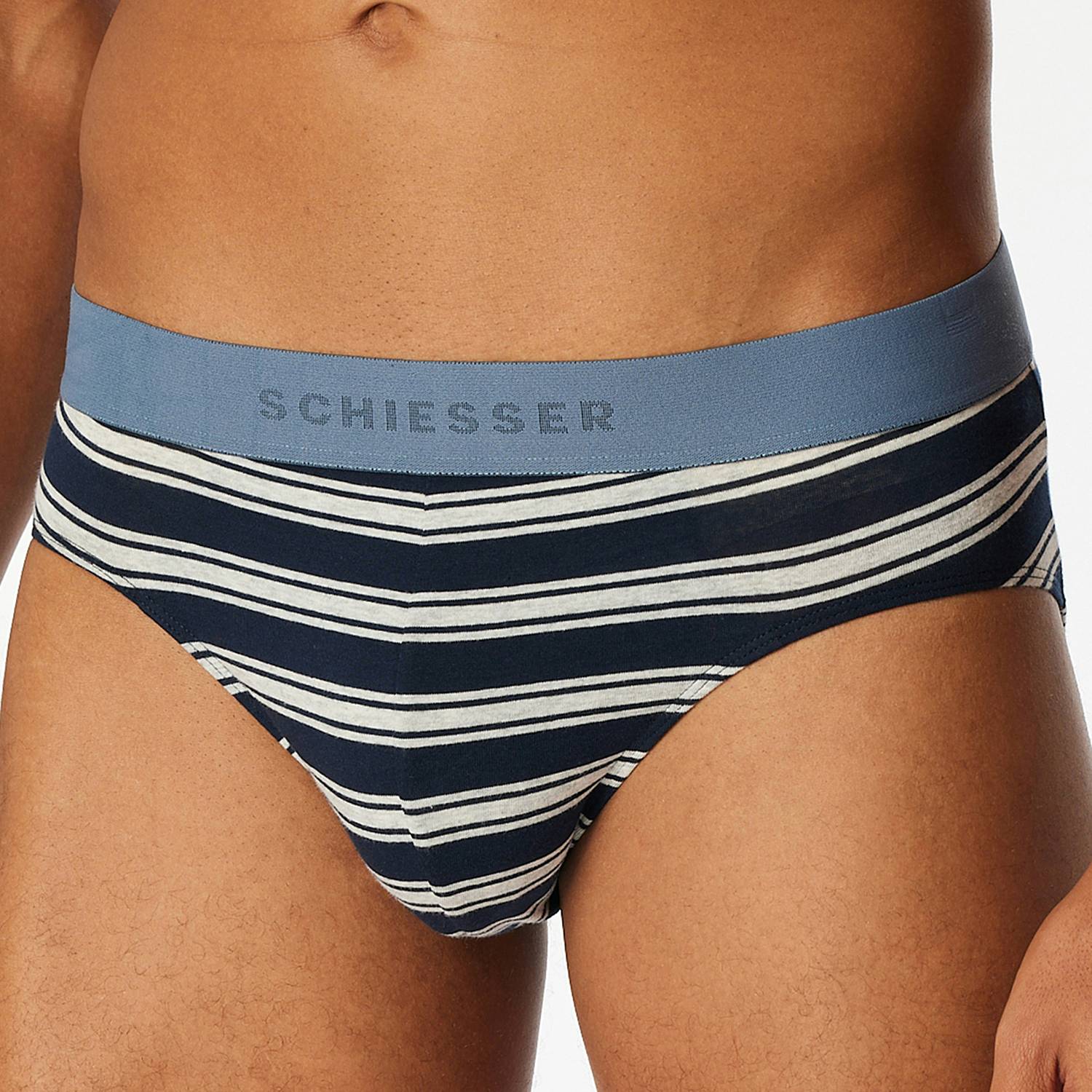 Schiesser Single-Jersey Herren-Slip im 3er-Pack
