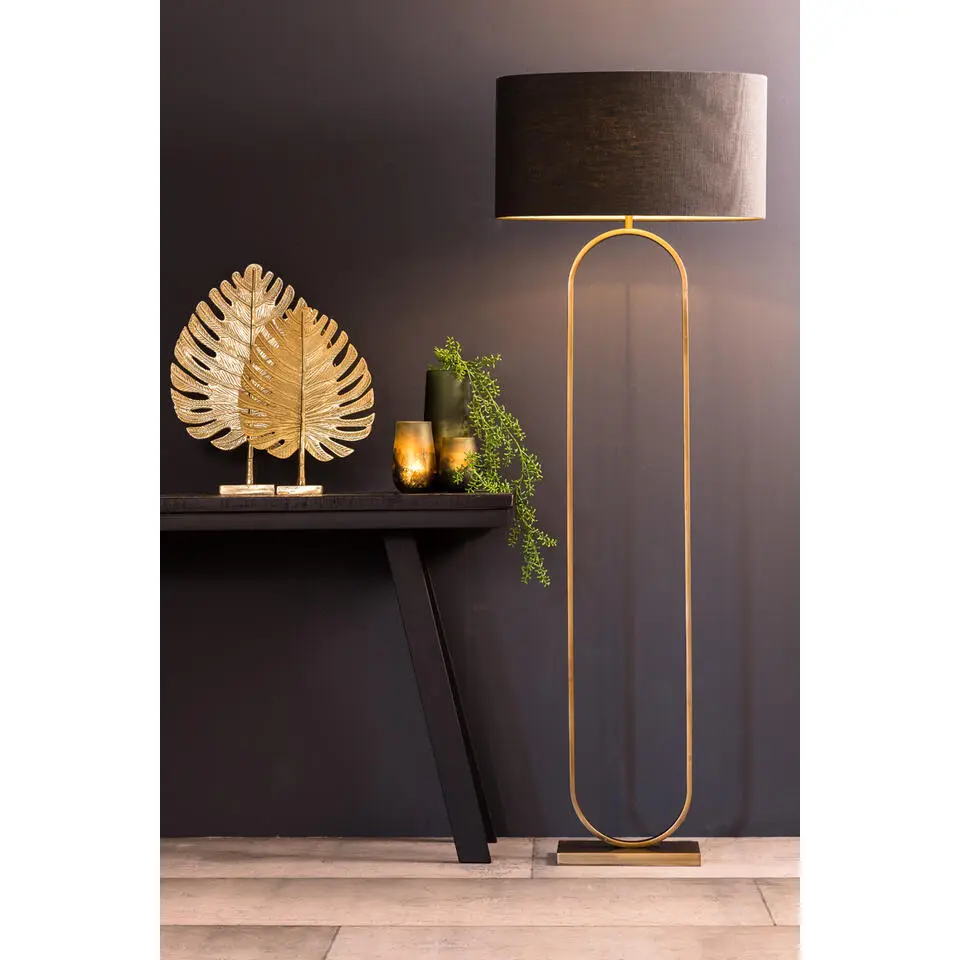 Vloerlamp Jamiri - Antiek Brons - 30x15x142cm