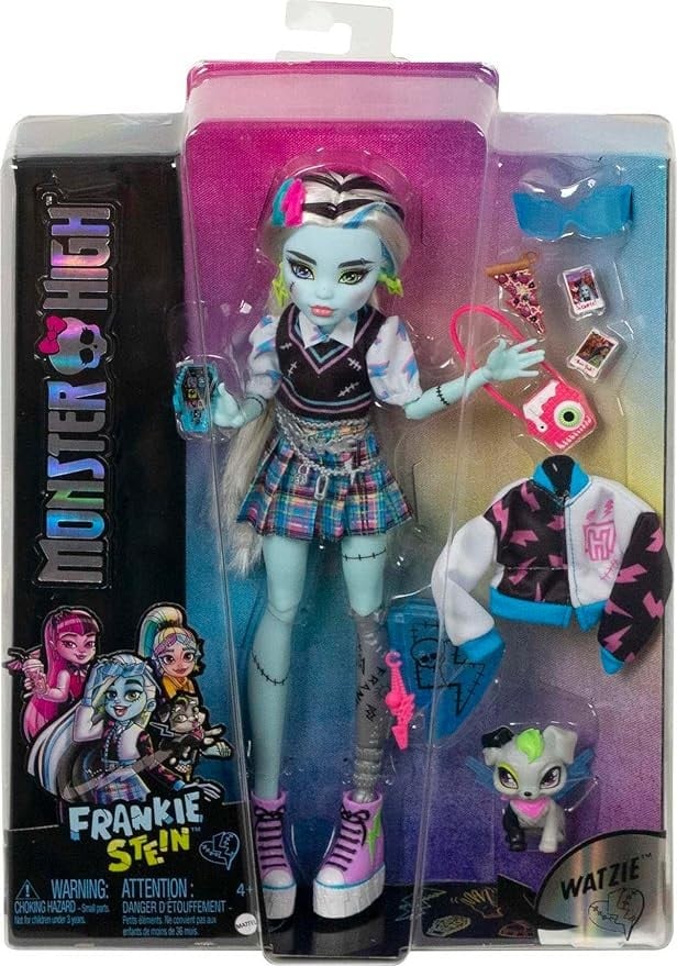 Monster High – Core Doll with Pet - Frankie (HXH73)