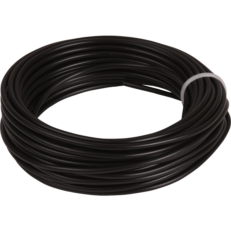 Installatiedraad VD H07V-U 10m 1,5mm² zwart