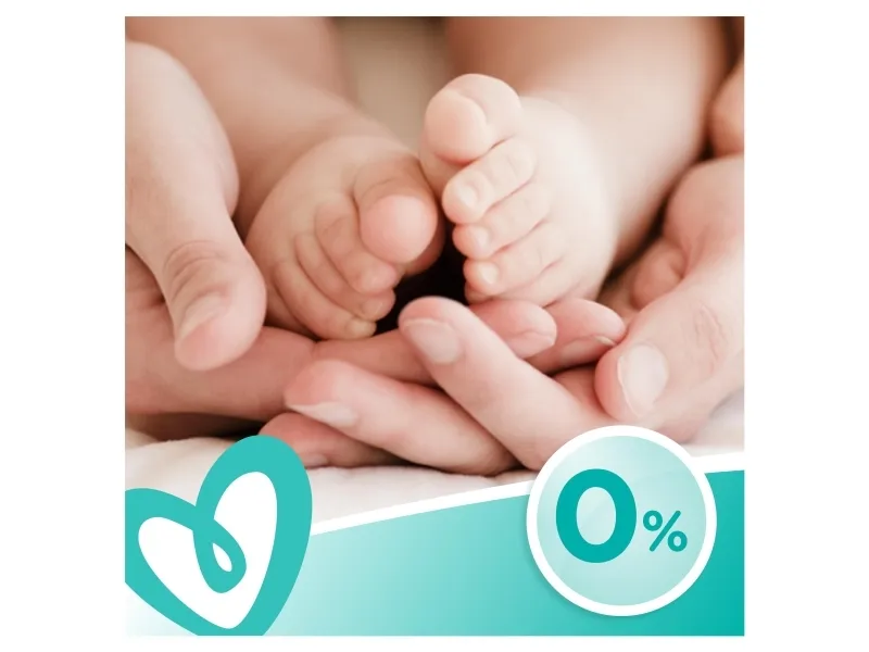 Pampers 81687213, Vådservietter til baby, Dermatologisk testet, Allergivenlig, Neutral pH, Parfumefri