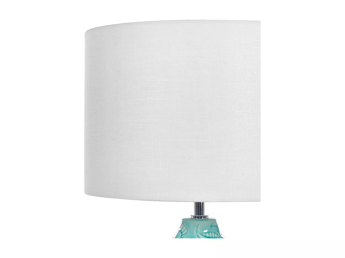Lampe à poser ATABA Céramique Turquoise