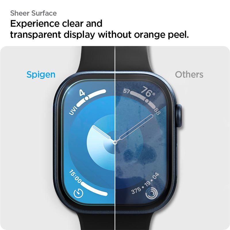 Apple Watch Series 11 / Series 10 (42 mm) EliteShield EZ Fit EPU Folie Case Friendly   Montagerahmen (AFL08580)