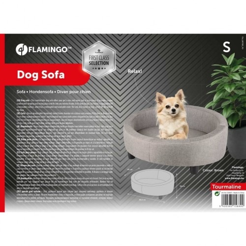 sofá marrom para cachorro