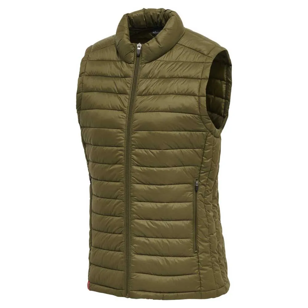 Colete acolchoado vermelho Hummel