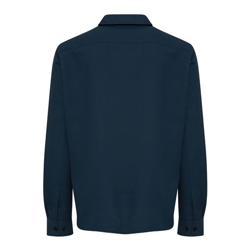 Solid Langærmet Skjorte, Insignia Blue, XL