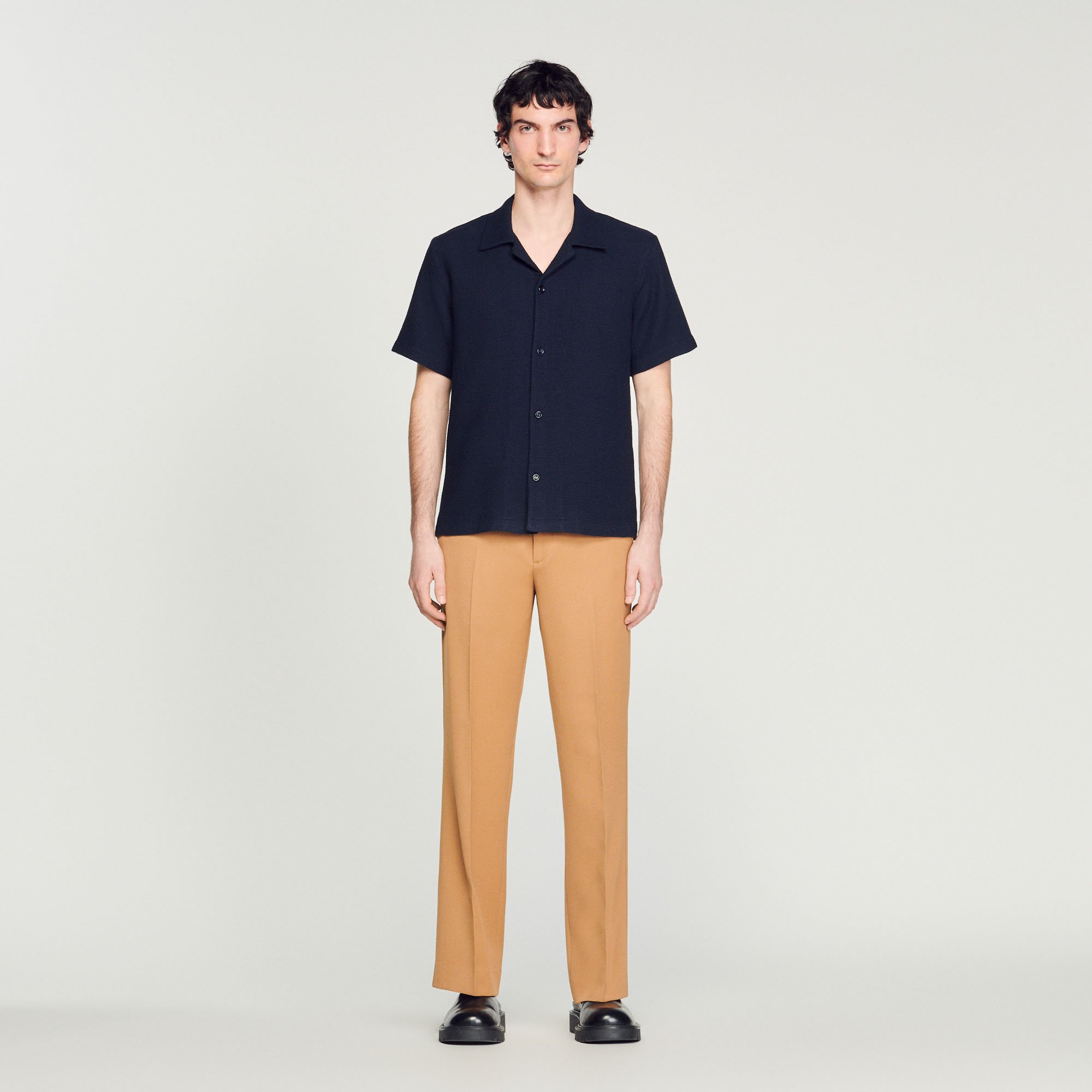 Chemise nid d'abeille
