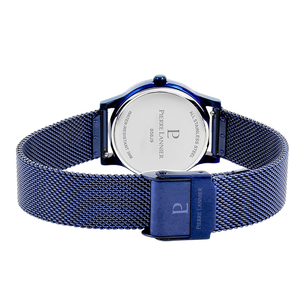 Montre Pierre Lannier Week End Ligne Pure Bleu