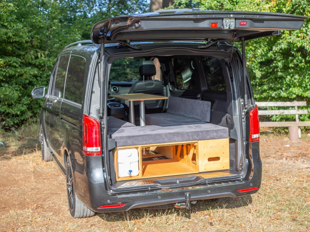 Moonbox  124cm Modify Natuur bus Campingbox met tafel