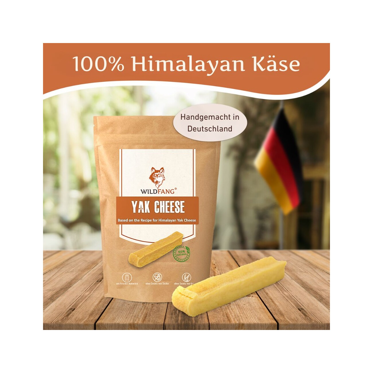Wildfang Kaukäse - Hartkäse Kaustab 21 g