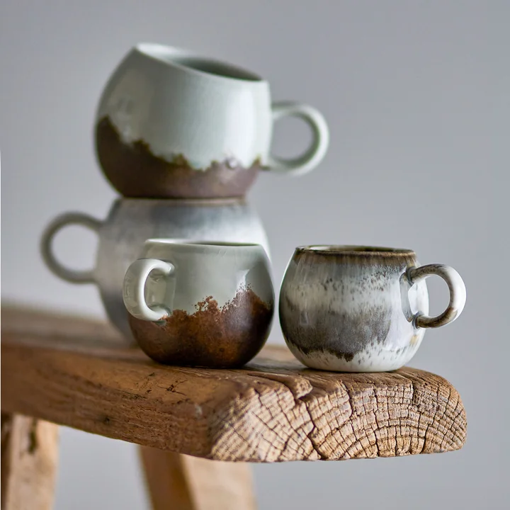 Bloomingville - Paula Espressotasse, Ø 7 x 6 cm, blau