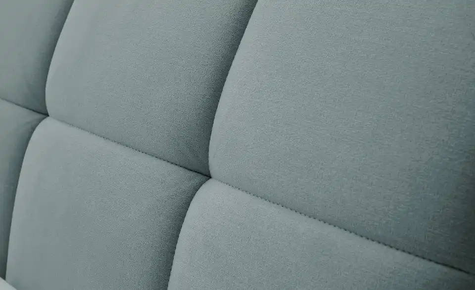 Polsterbettgestell Blau 160 cm