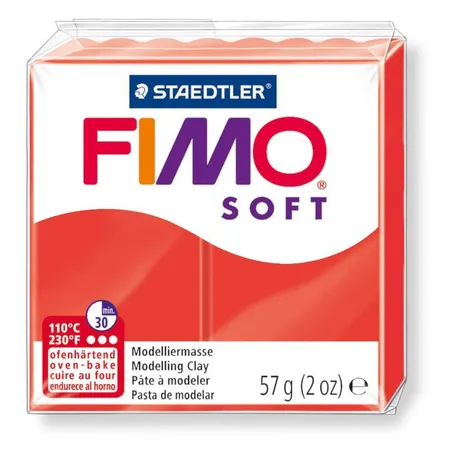 STAEDTLER® FIMO® soft Normalblock, 57 g, indischrot
