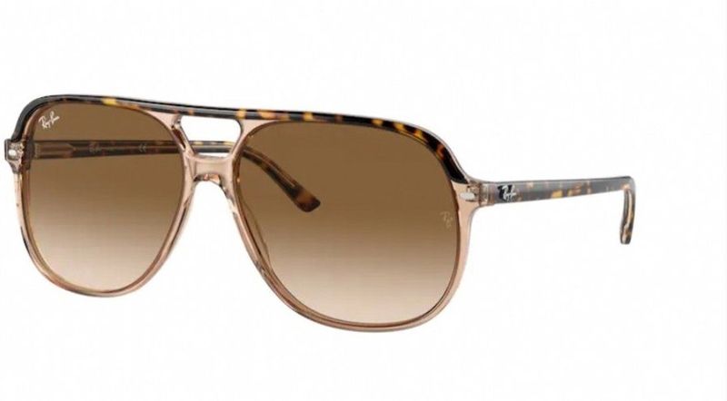 Ray Ban RB2198 129251 Bill Havana on Transparent Brown Clear Gradient Brown