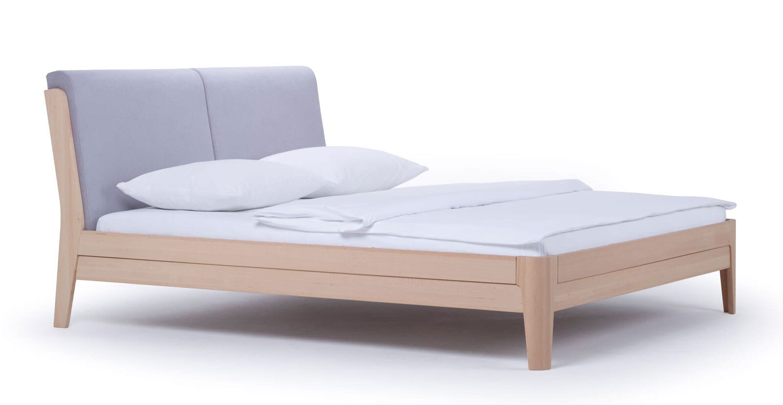 TRAUMWERKSTATT Doppelbett FIONA 180 x 200 cm braun/ grau