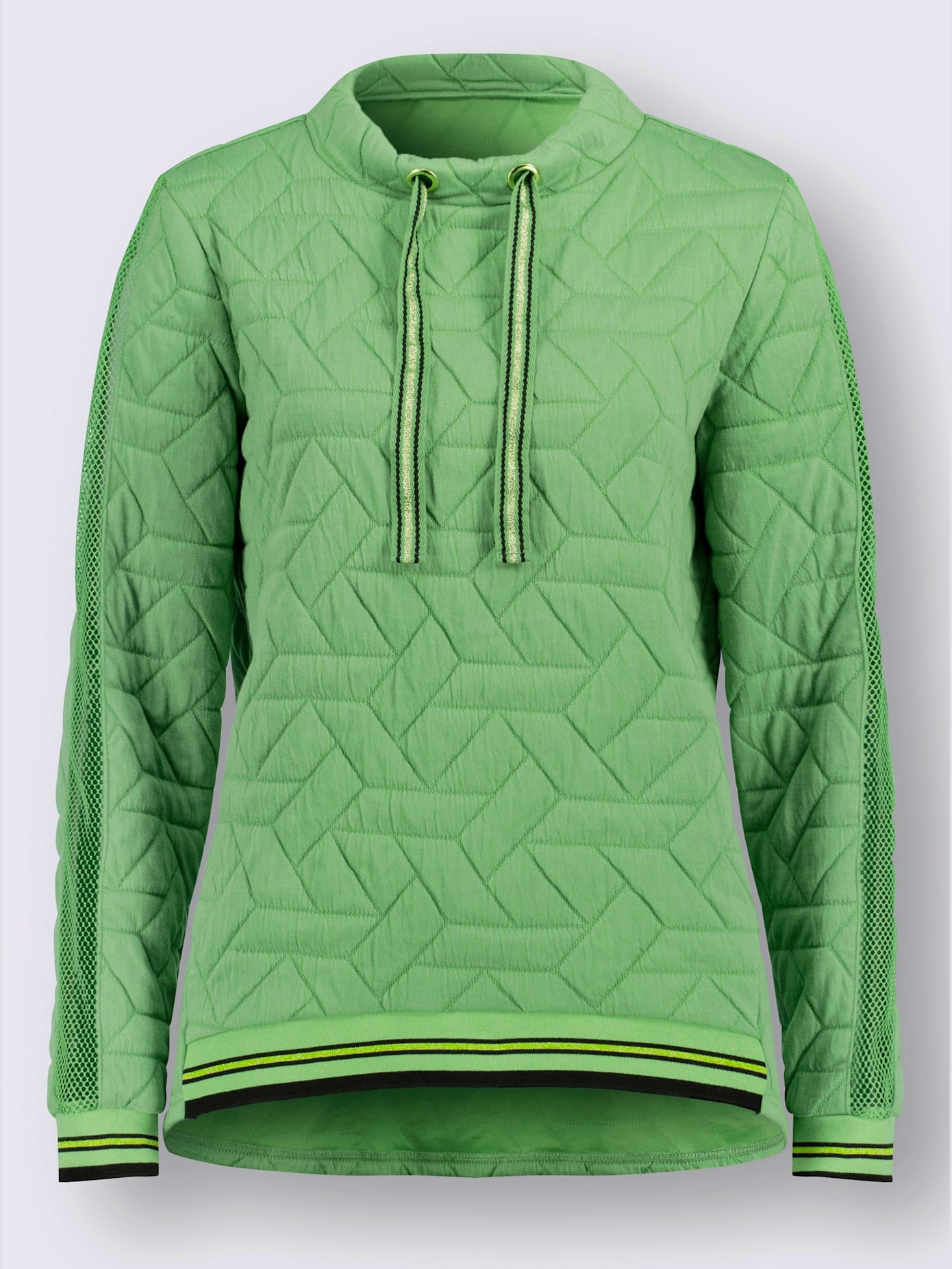 Sweat-shirt jacquard en jersey tendance