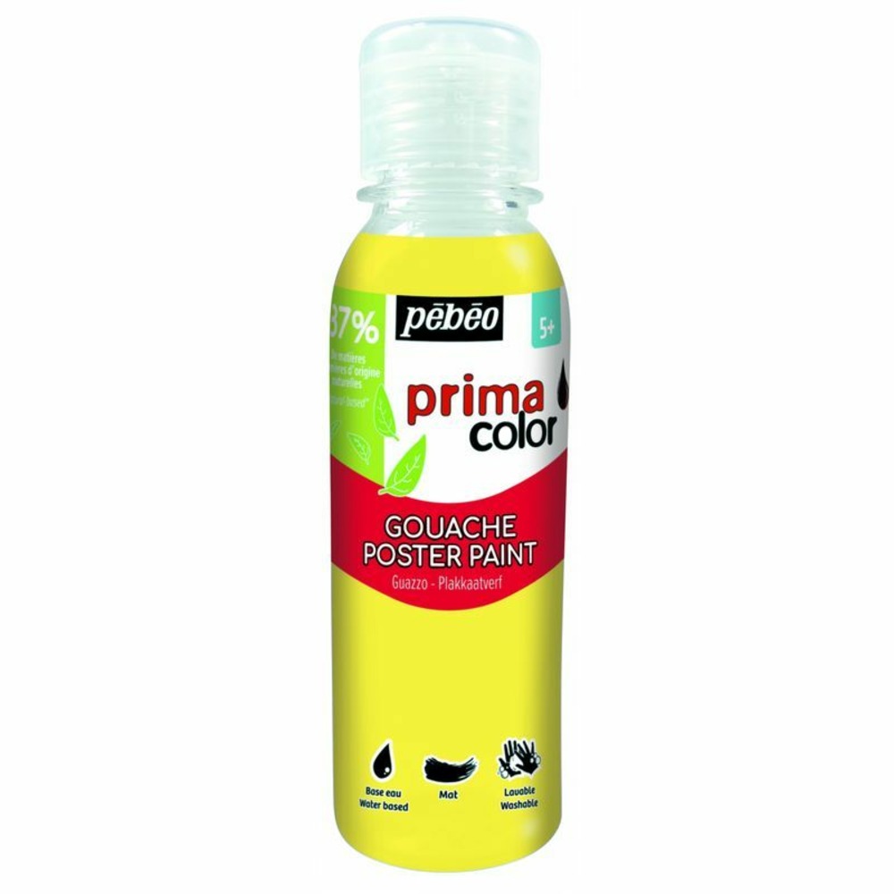 Gouache liquide - jaune - 150 ml