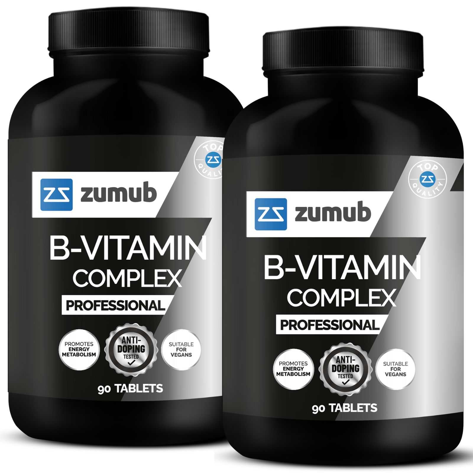 Zumub Complexo de Vitamina B Profissional 90 comprimidos