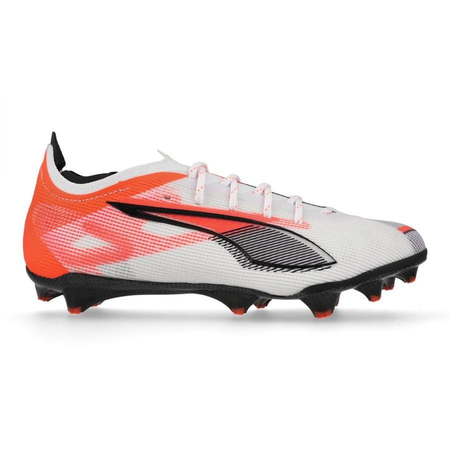 PUMA Ultra 5 Carbon FG Unlimited - Blanc/Noir/Glowing Red Femme