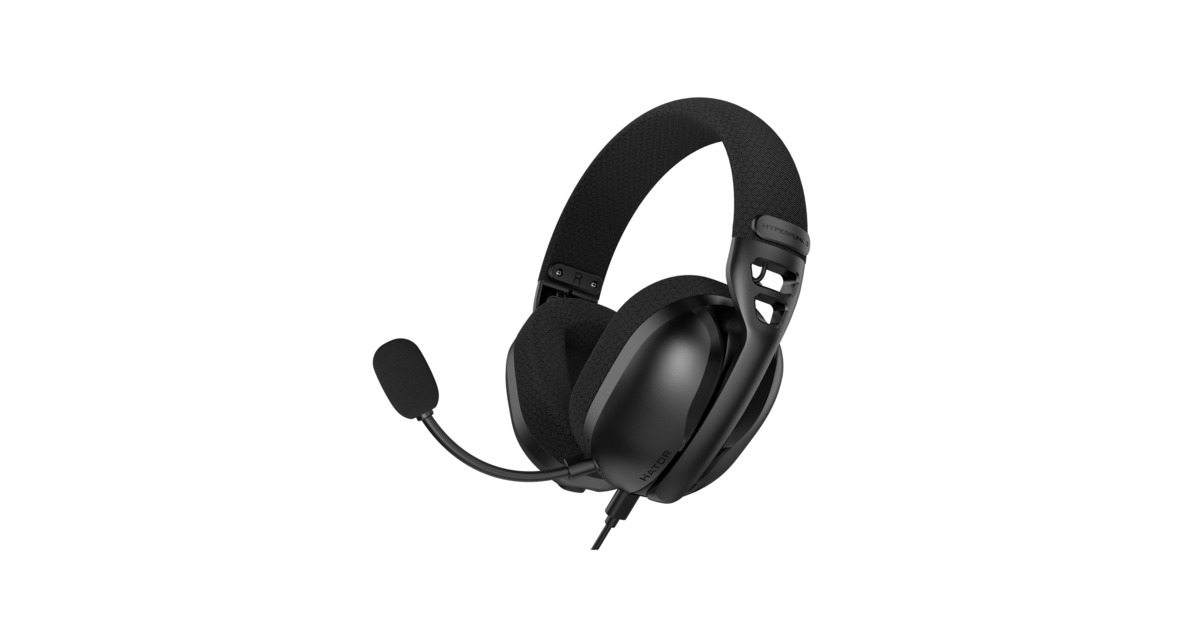 HatorHyperpunk 3 USB over-ear gaming headset  (Zwart, Virtual 7.1 Surround Sound, USB-A / USB-C / Bluetooth)