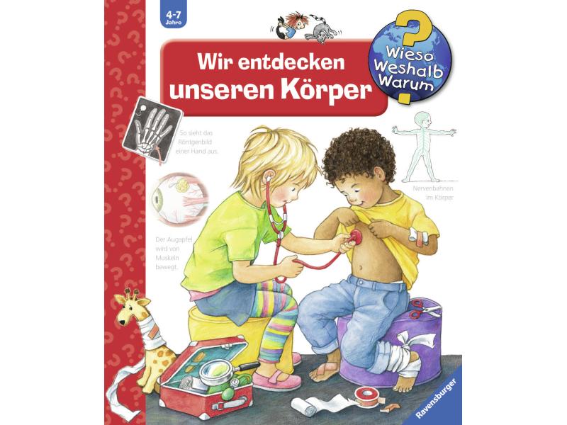 Ravensburger Kinder-Sachbuch WWW Wir entdecken unseren Körp Klappbuch