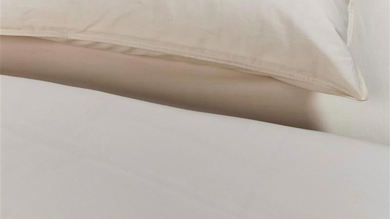 Dekbedovertrek Cotton Uni sand